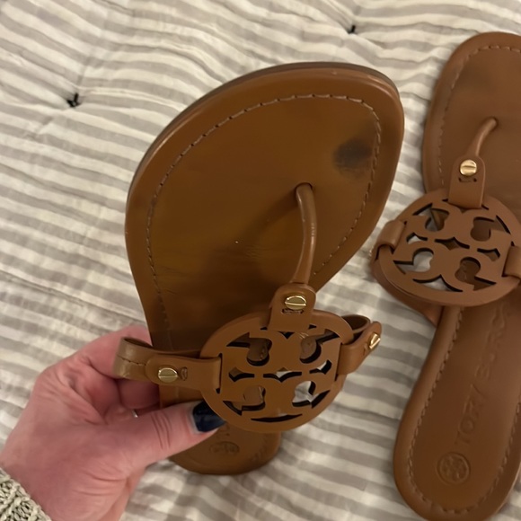 Tory Burch Miller Sandals Vintage vanchetta Size 8.5 - Picture 2 of 4